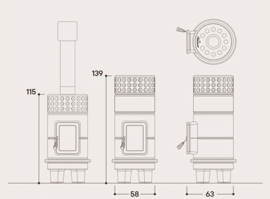 Round Stack Rim Dimensions