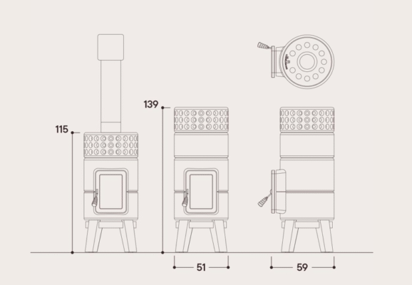 Round Stack Wood Dimensions