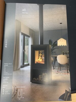 double sided wood burner