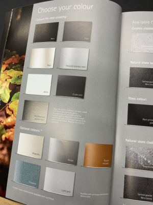 Spartherm stoves, colour options