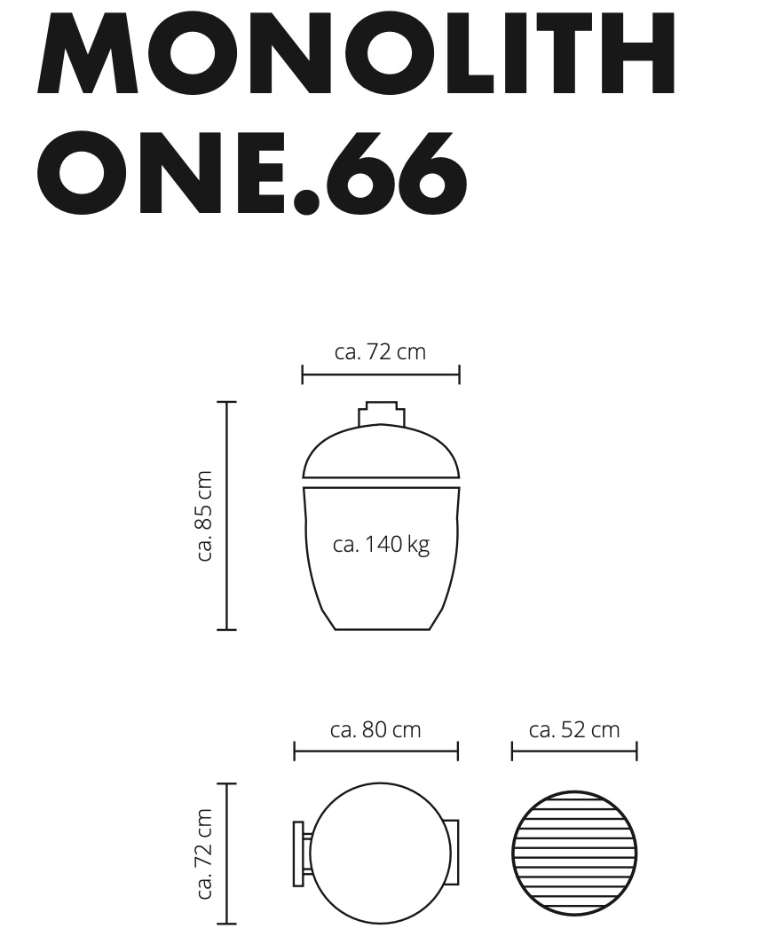 Monolith One 66 dimensions