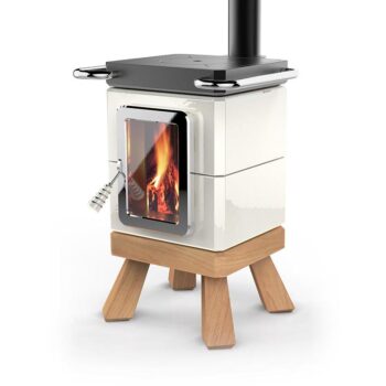 Cookin stack white side - hotboxstoves.co.uk