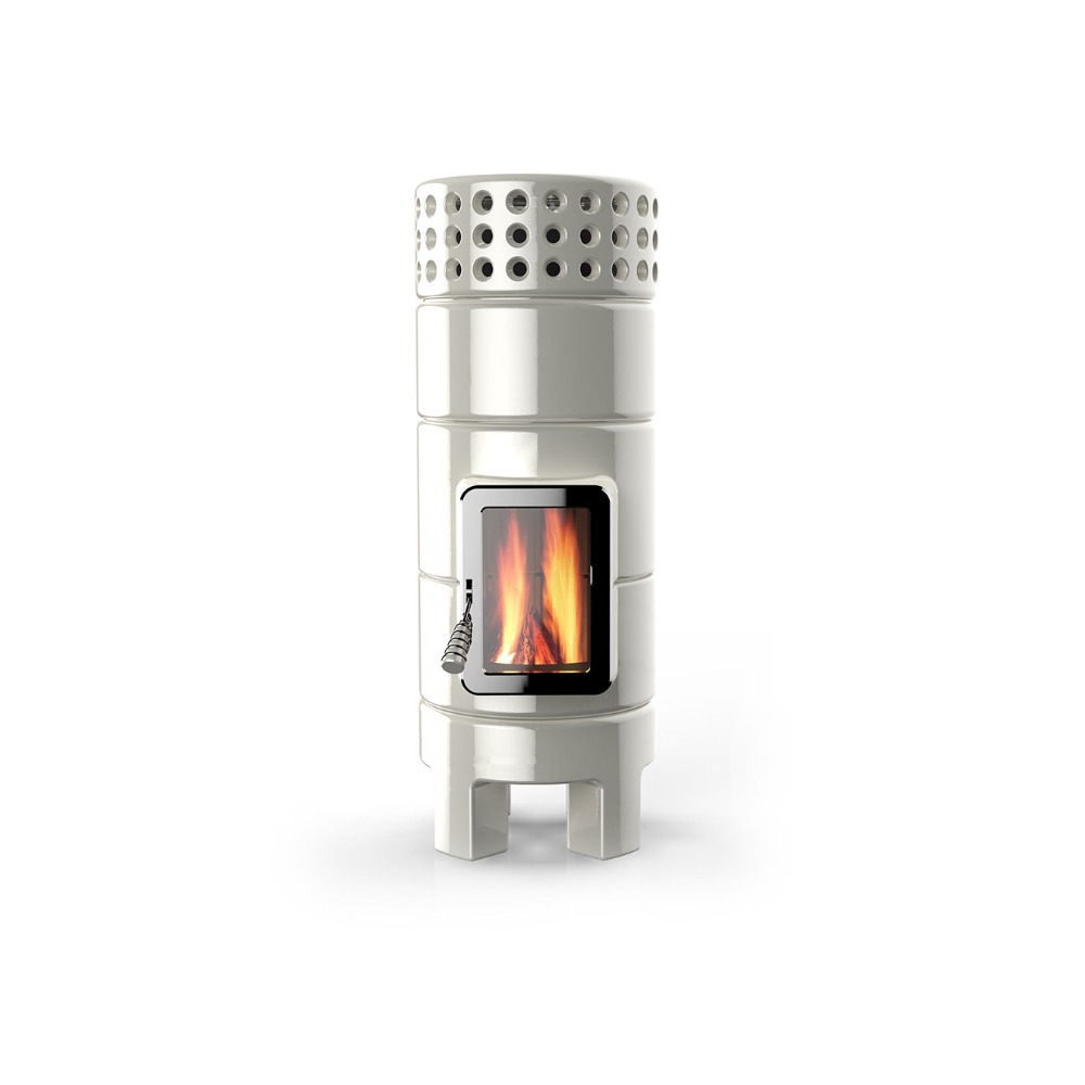 La Castellamonte Round Stack Slim Tall - hotboxstoves.co.uk