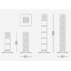 La Castellamonte Thermo Stack diamensions 2 - hotboxstoves.co.uk