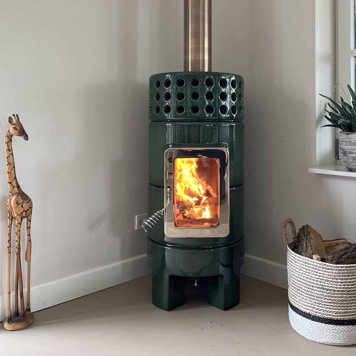 La castellamonte round stack slim green