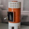 La castellamonte round stack slim orange:white