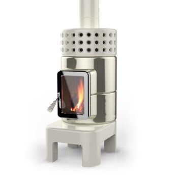 Round Stack Long custom colour 1 - hotboxstoves.co.uk