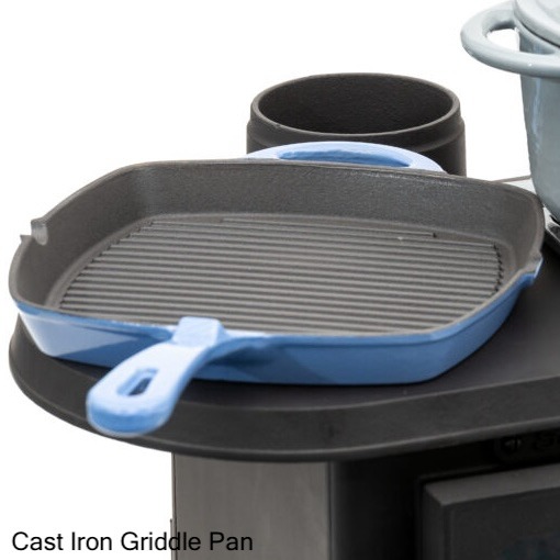 Salamander Cast Iron Griddle Pan - hotboxstoves.co.uk