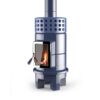 Stack Stoves Round Rim Blue - hotboxstoves.co.uk