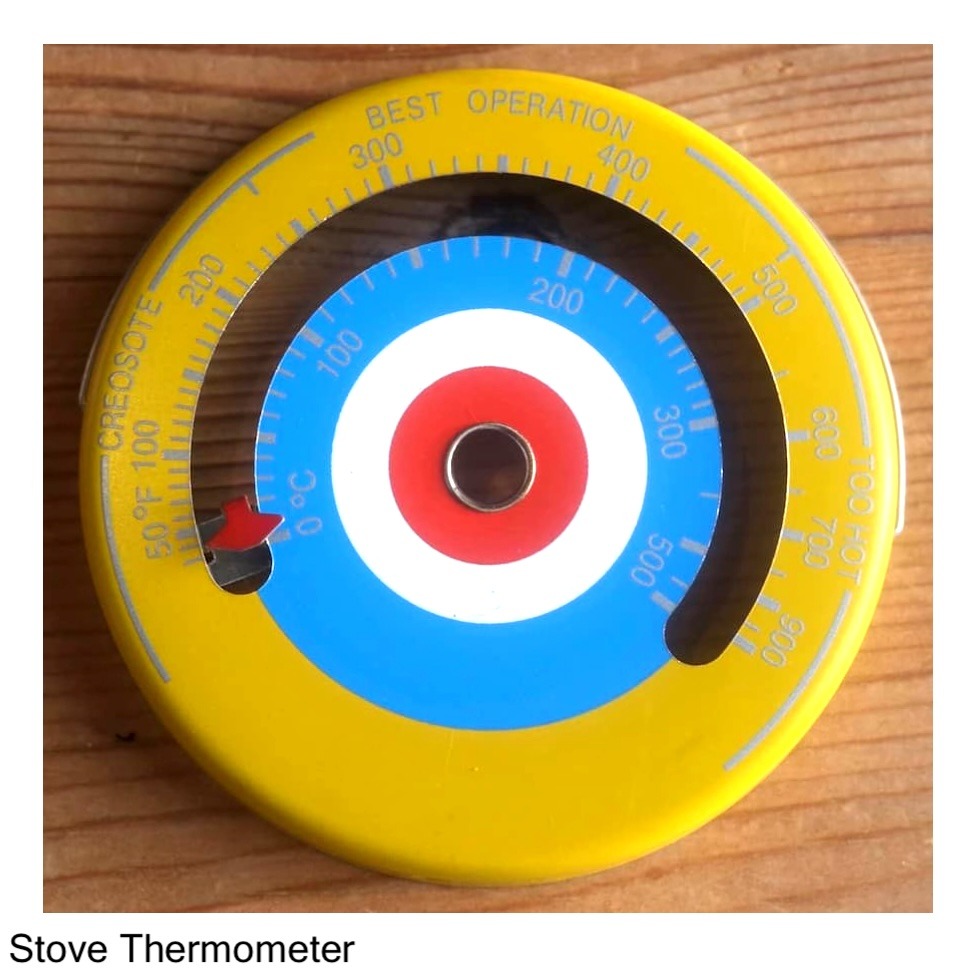 The Hobbit Stove Thermometer - hotboxstoves.co.uk