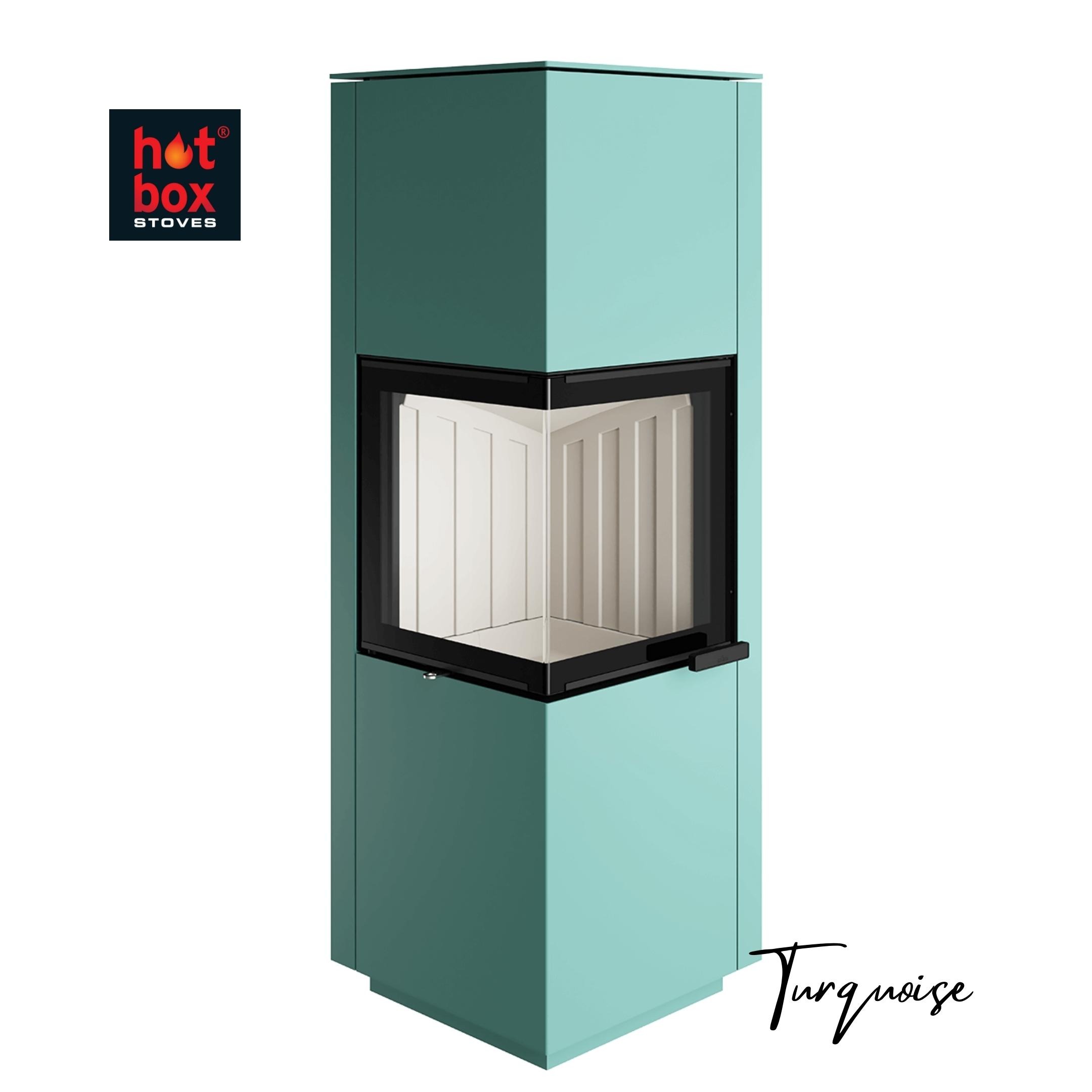 Turquoise Piko H20 - hotboxstoves.co.uk