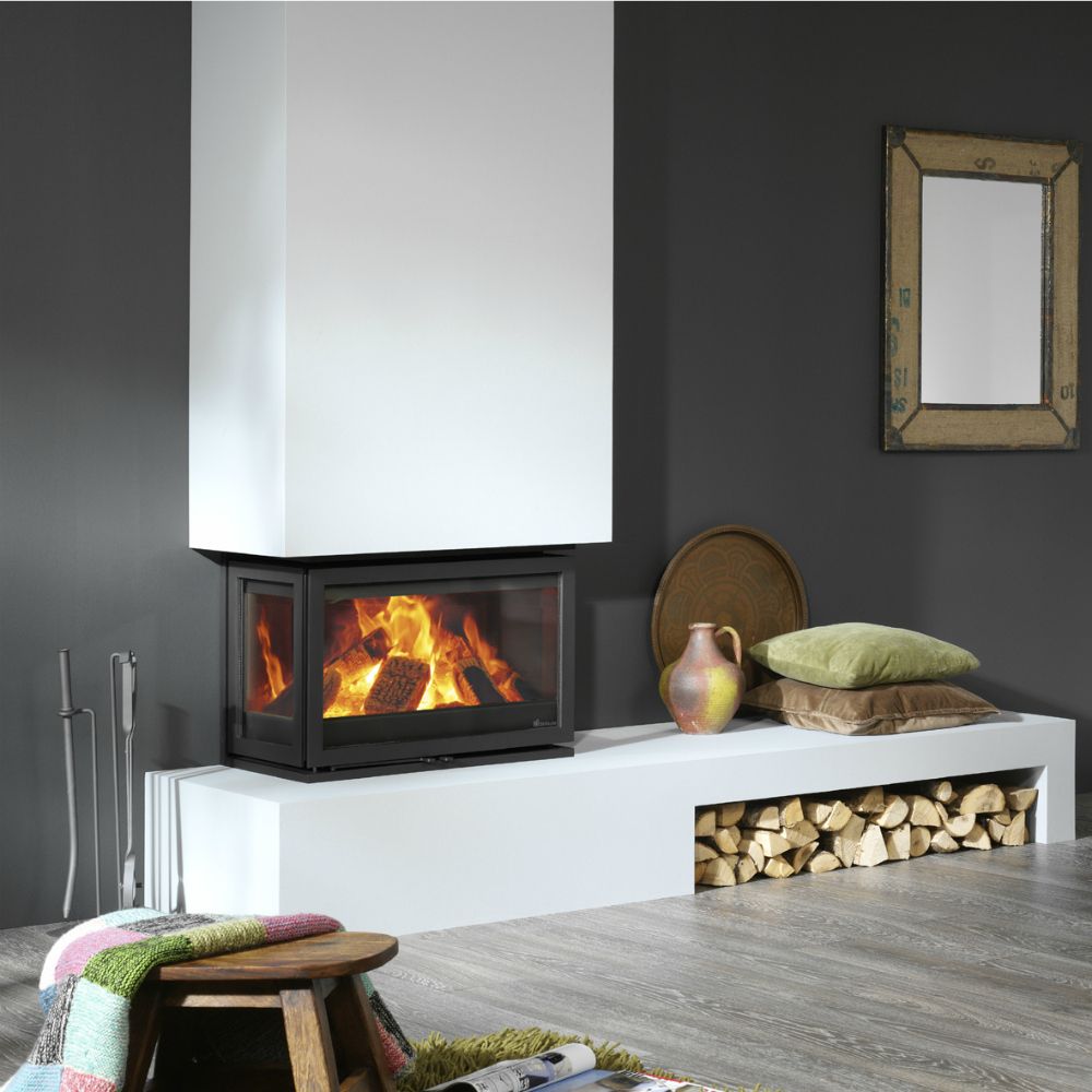 Dik Geurts Instyle Triple 660 Low EA Wood Fire 6kW