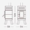 mini stack dimensions - hotboxstoves.co.uk