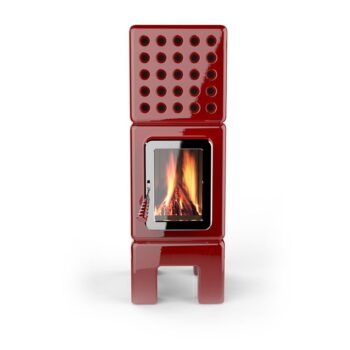 stack stoves cubi stack rim red gloss 2 - hotboxstoves.co.uk