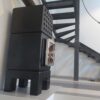 stack stoves cubi stack slim black matt side - hotboxstoves.co.uk