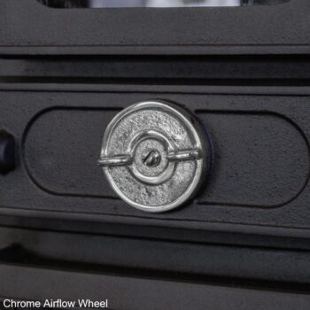 the hobbit Chrome plated airflow wheel - hotboxstoves.co.uk