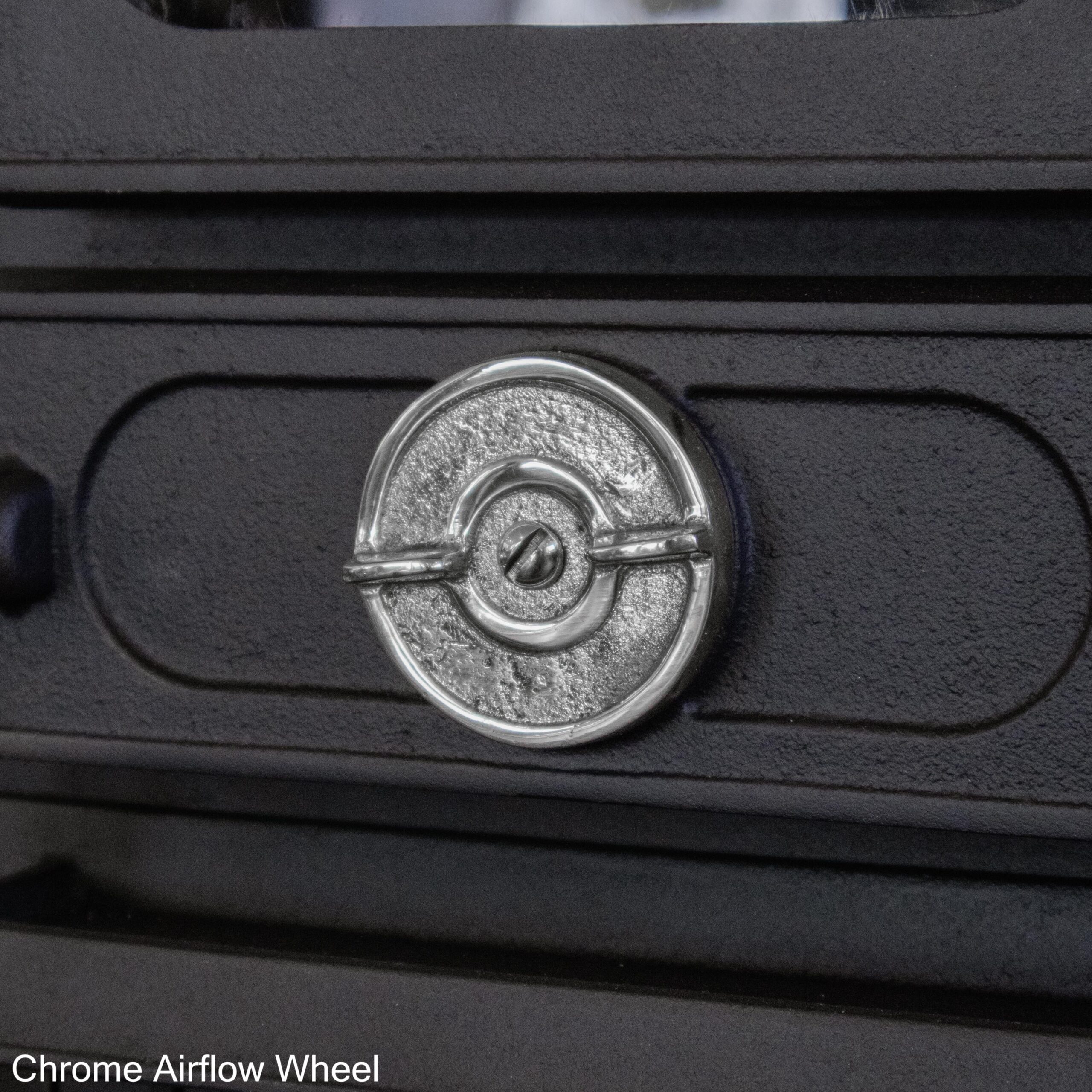 the hobbit Chrome plated airflow wheel - hotboxstoves.co.uk