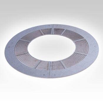 2pc round ventilated firestop plate