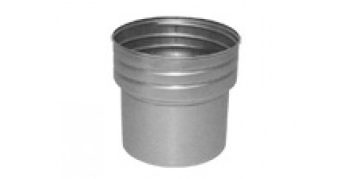 Stove Pipe to Tecnoflex Screwfit Adaptor - 180mm
