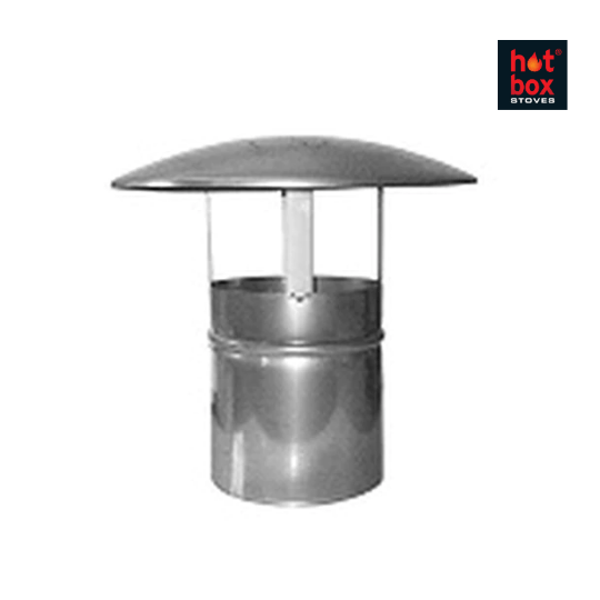 Flexible Flue Liner Raincap Terminal No Mesh - Hot Box Stoves