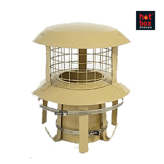 Push Fit Solid Fuel Chimney Liner Cowl - Hot Box Stoves