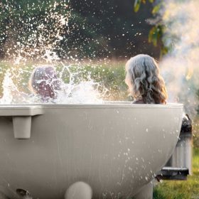 Dutchtub Original pebble grey - hotboxstoves.co.uk