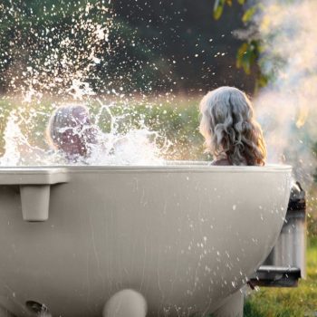 Dutchtub Original pebble grey - hotboxstoves.co.uk