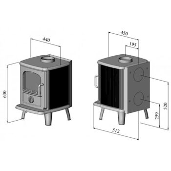 Morso 3112 dimensions - hotboxstoves.co.uk