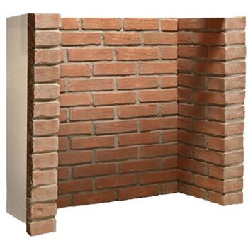 Cobbled Red Brick Chamber with returns - hotboxstoves.co.uk