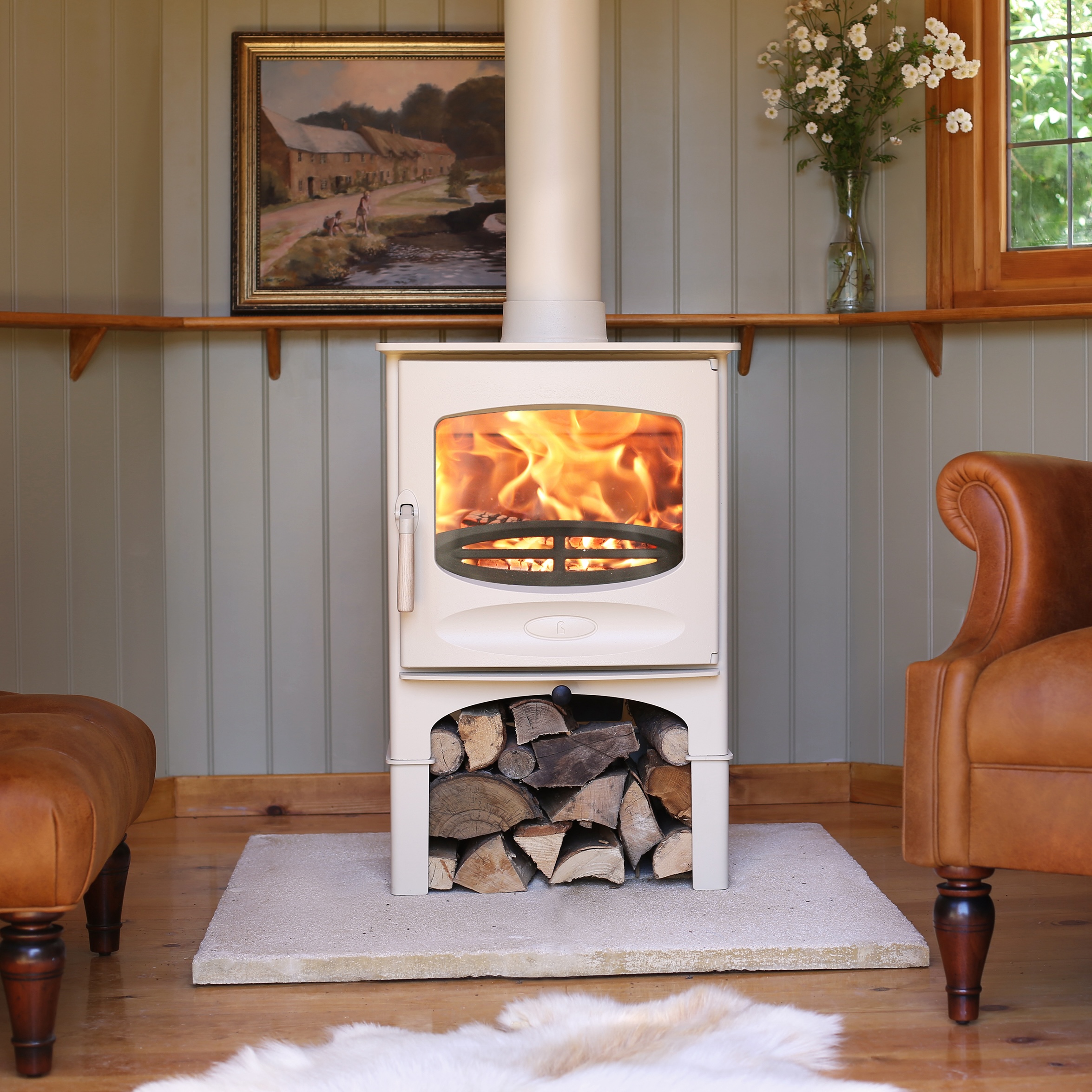 Charnwood C-Five Store Stand Almond