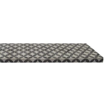 Star Ceramic Tile Hearth close up - hotboxstoves.co.uk