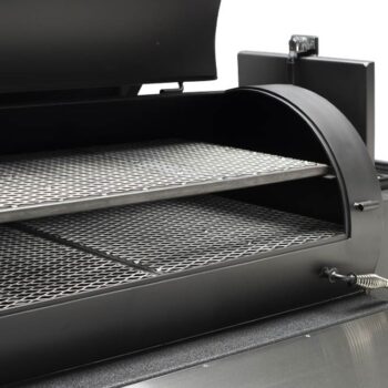 Yoder Cimarrons open close up - hotboxstoves.co.uk
