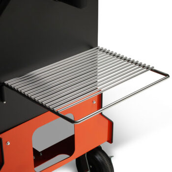 Yoder YS640s Competition Cart side shelf orange - hotboxstoves.co.uk