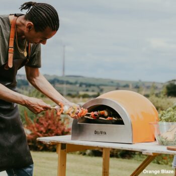 Delivita Orange Blaze lifestyle - hotboxstoves.co.uk