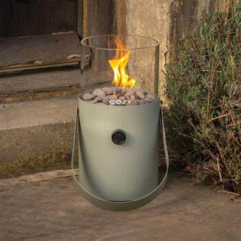 Cosiscoop Original Green Fire Lantern - Hotboxstoves.co.uk