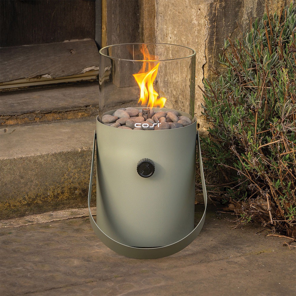 Cosiscoop Original Green Fire Lantern - Hotboxstoves.co.uk