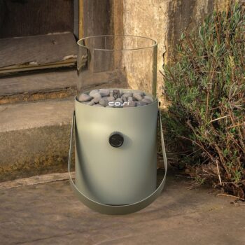 Cosiscoop Original Green Fire Lantern Not Lit - Hotboxstoves.co.uk
