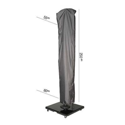Free Arm Parasol Aerocover 250 x 55/60