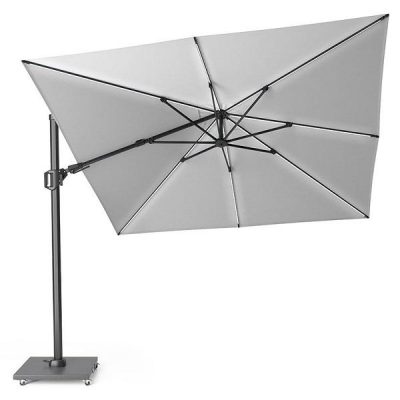 Glow Challenger T2 3m Square Luna Grey Parasol