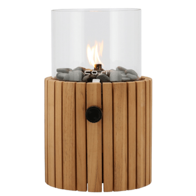 Cosiscoop Timber Garden Table Top Fire Lantern
