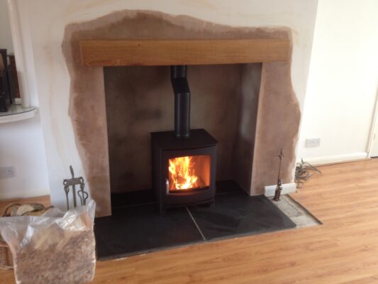 opening a fireplace