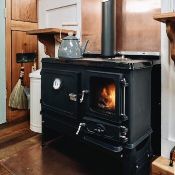Little range installed in a converted horsebox - hotboxstoves.co.uk 2