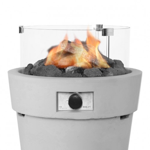 Cosiglass Set Round Fire Pit
