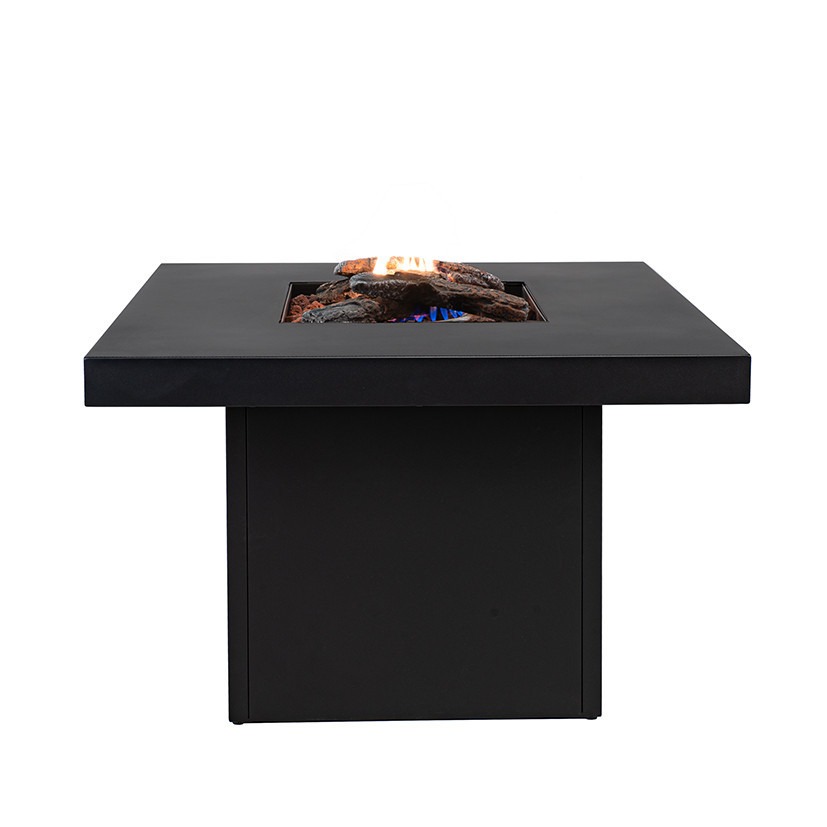 Cosibrixx 90 Anthracite Fire Table Front- hotboxstoves.co.uk