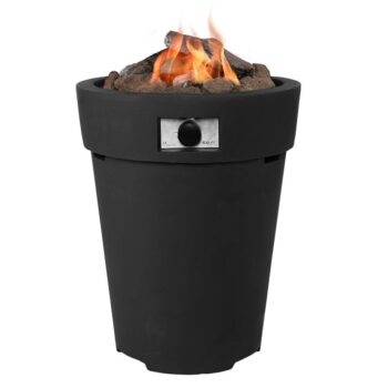 Cosidrum 70 Black fire pit no glass - hotboxstoves.co.uk