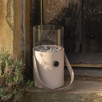 Cosiscoop Extra Large Taupe Fire Lantern - hotboxstoves.co.uk not lit