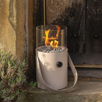 Cosiscoop Extra Large Taupe Fire Lantern - hotboxstoves.co.uk