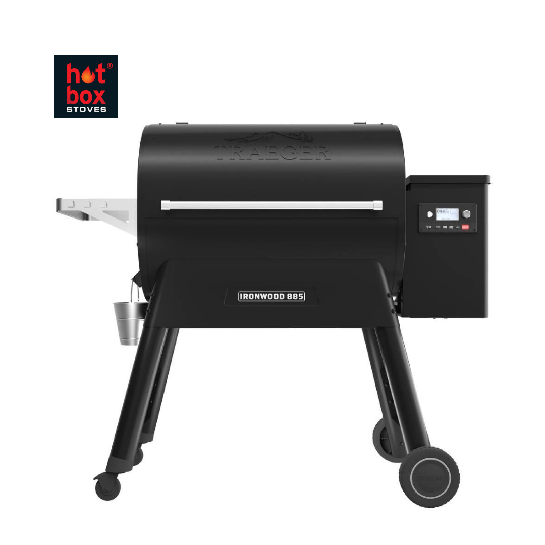 Traeger Ironwood 885 Front - hotboxstoves.co.uk