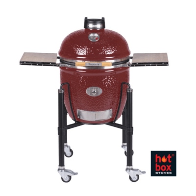 Monolith le chef red with cart - hotboxstoves.co.uk