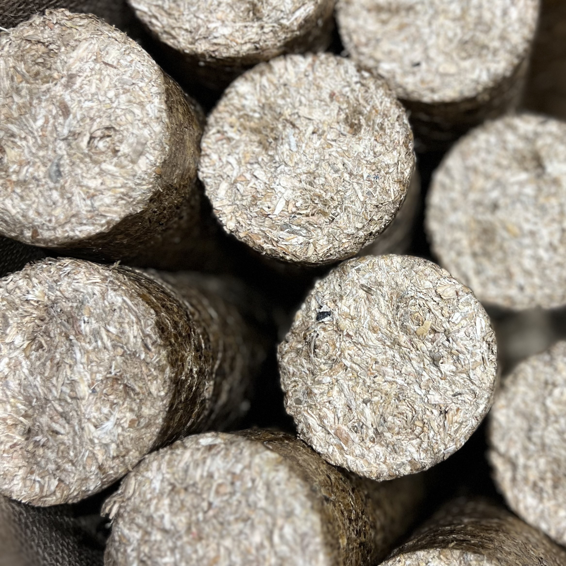 Briquette Close Up - hotboxstoves.co.uk